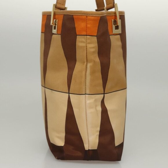 GUCCI Hand Bag Nylon Brown 002 9099 Auth ti2976 - Picture 4 of 16